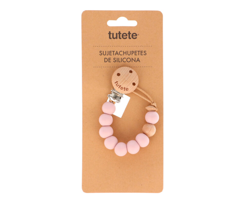 Lanț pentru suzetă Nature blush - imagine 2