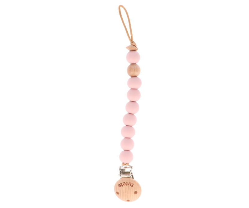 Lanț pentru suzetă Nature blush