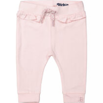 Pantaloni roz deschis din bumbac organic pentru fetițe
