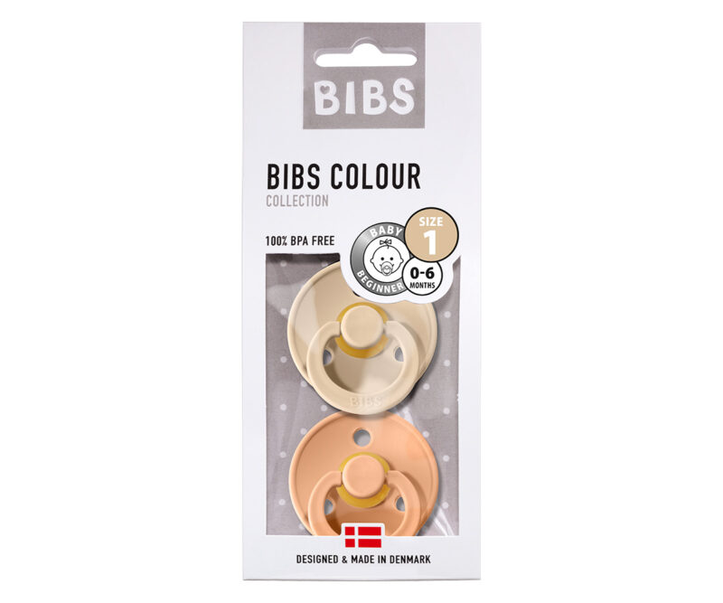 Set 2 suzete BIBS peach-vanilla - imagine 4