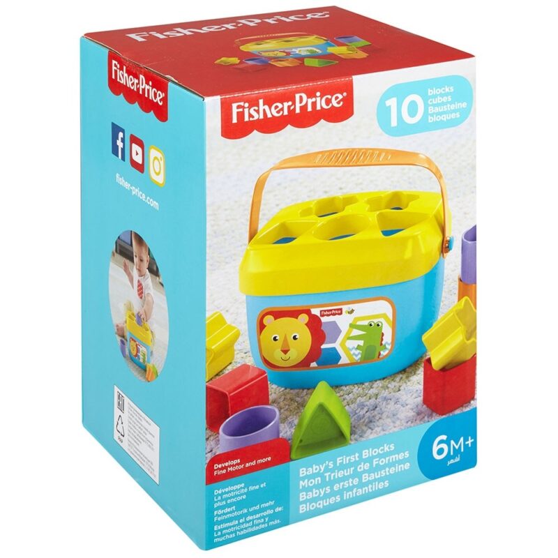 Jucărie cu sortator Fisher Price by Mattel Infant Primele cuburi - imagine 4
