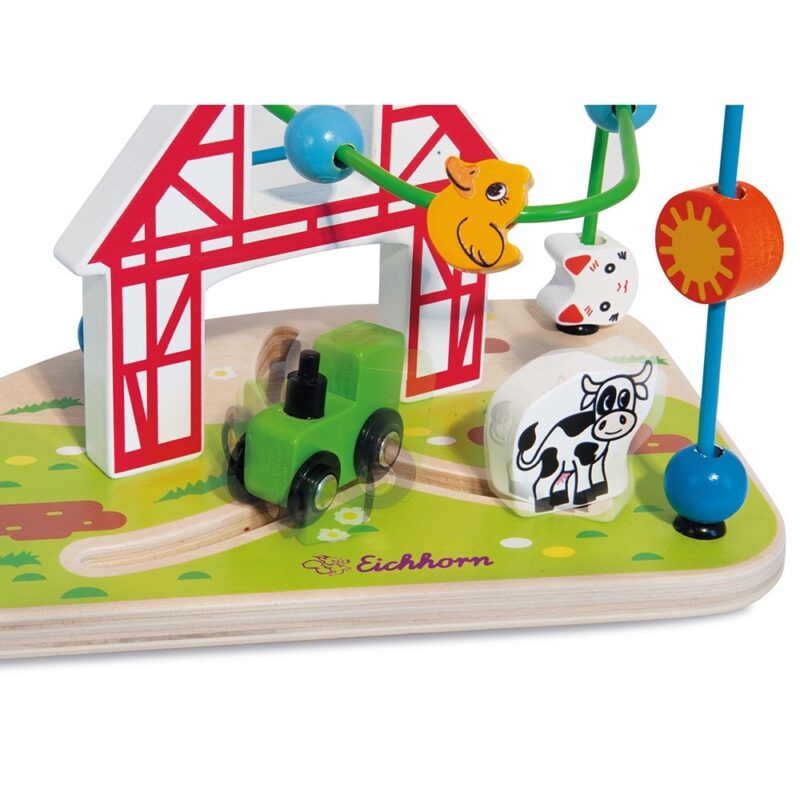 Jucărie Eichhorn Bead Maze Farm - imagine 4
