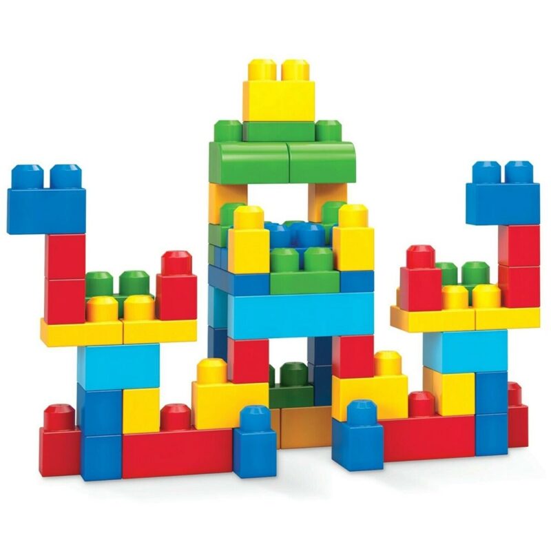Jucărie Fisher Price Mega Blocks Primele Cuburi de construit 60 piese - imagine 2