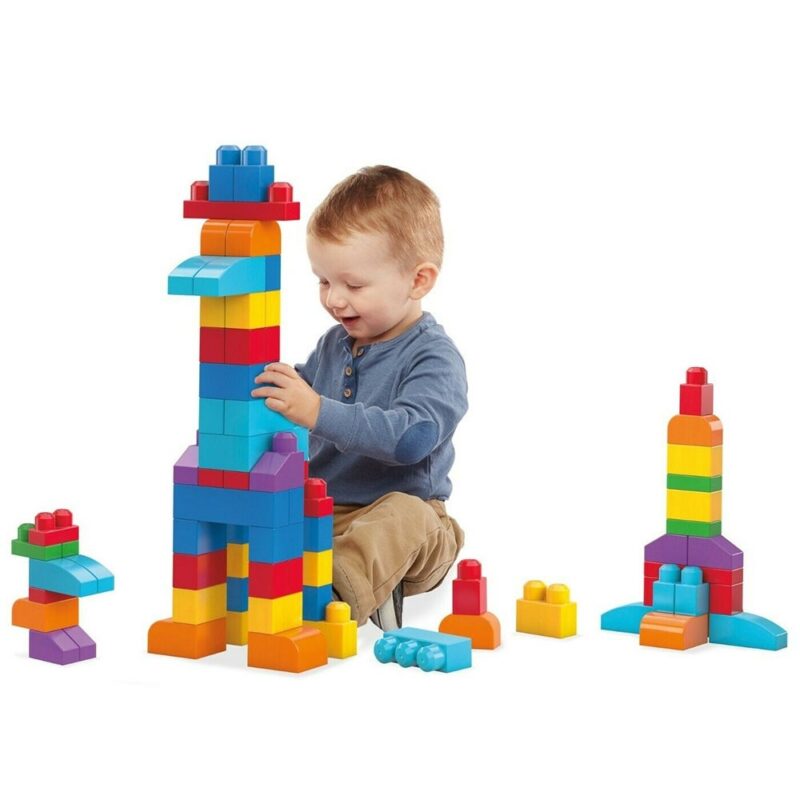 Jucărie Fisher Price Mega Blocks Primele Cuburi de construit 60 piese - imagine 5