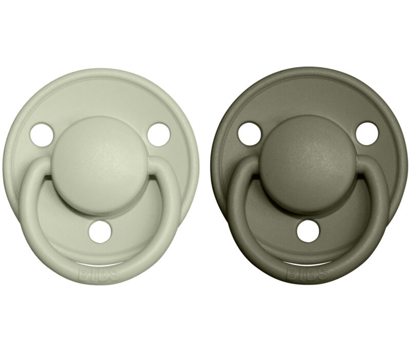 Set 2 suzete BIBS de LUX sage-hunter green