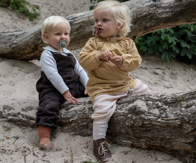 Set 2 suzete BIBS de LUX sage-hunter green - imagine 5