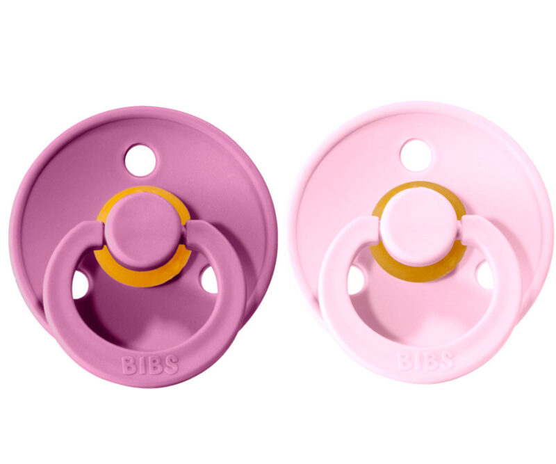 Set 2 suzete BIBS roz-mov