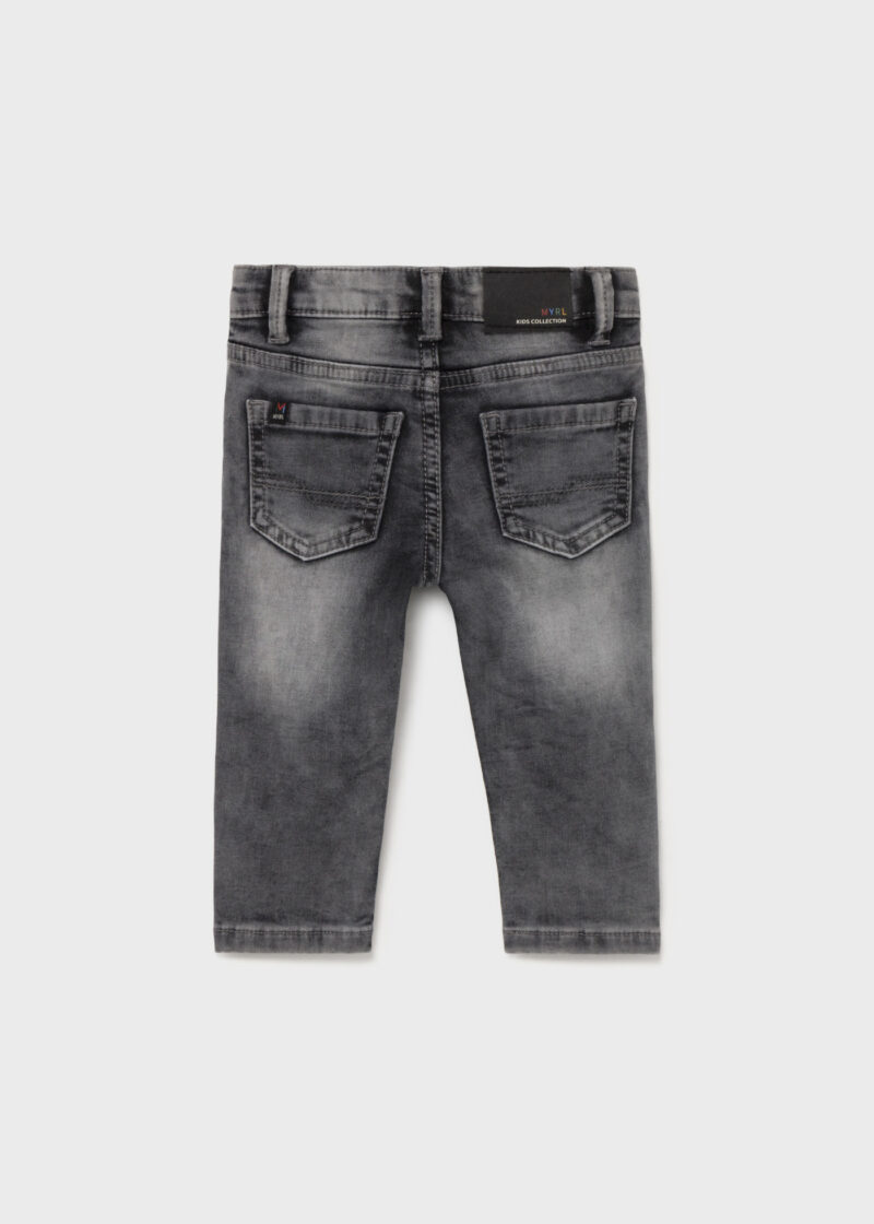 Pantaloni gri ECOFRIENDS denim slim fit Mayoral - imagine 2