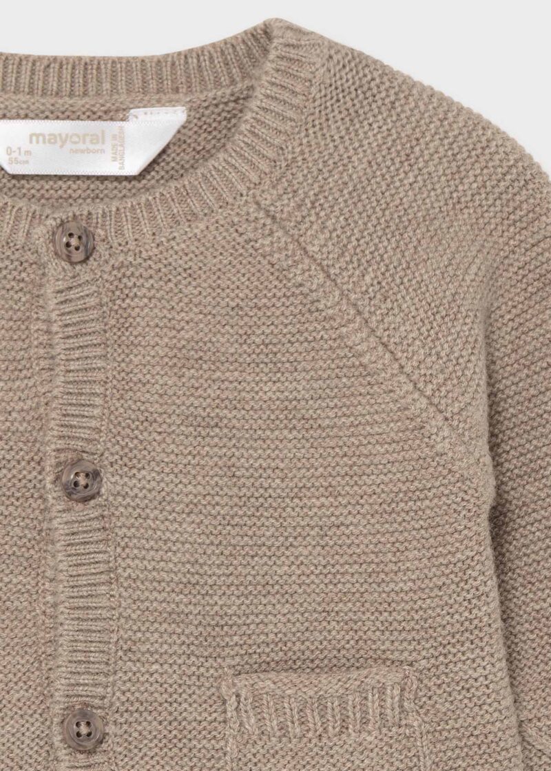 Cardigan tricot crem cacao vig Mayoral - imagine 3