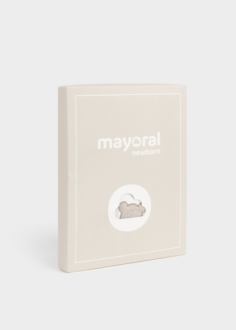 Set 3 piese căciuliță ursuleț albastru Mayoral - imagine 6