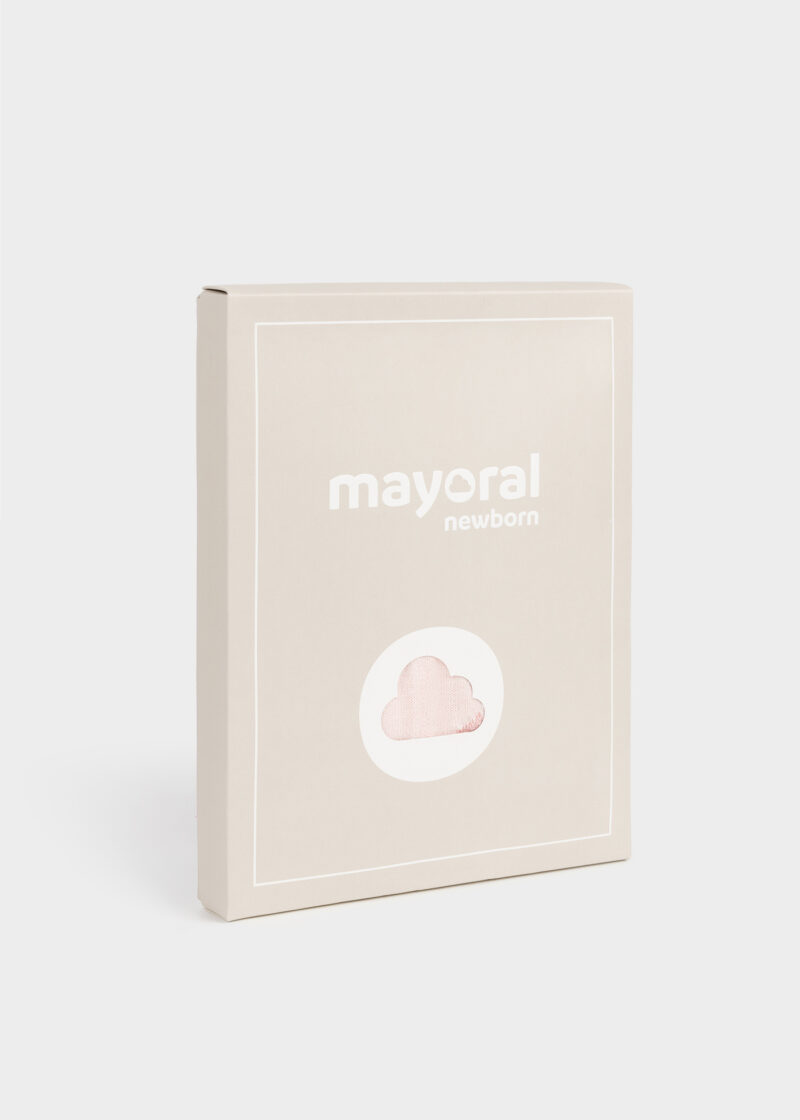 Set fustă din tricot roz deschis Mayoral - imagine 4