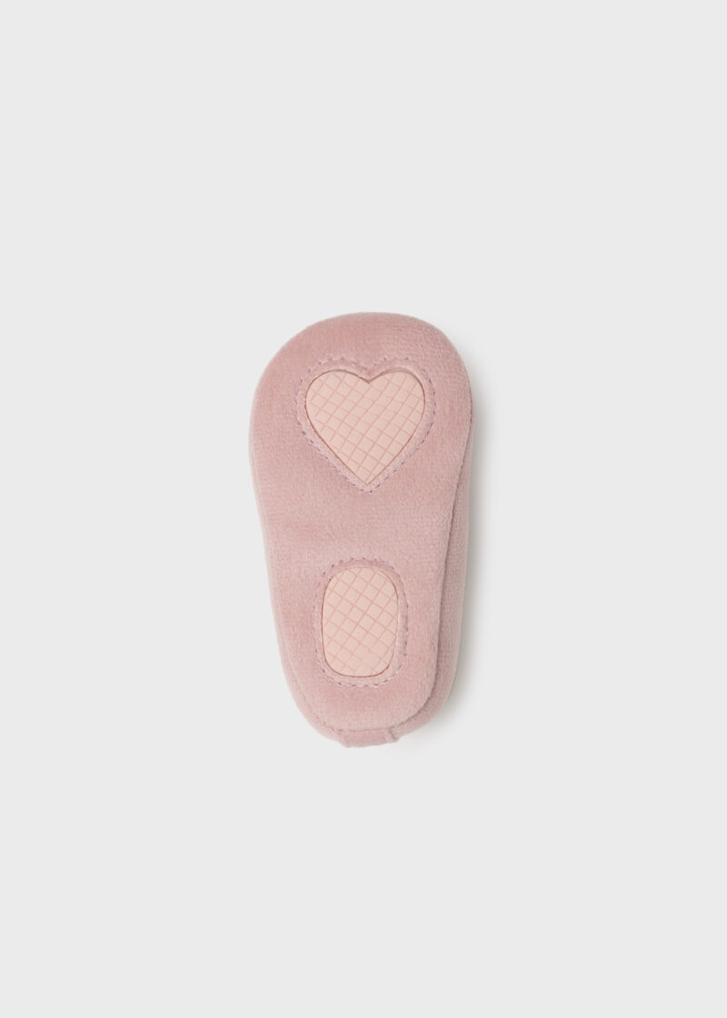Pantofi dusty pink din catifea nou-născut fată Mayoral - imagine 4