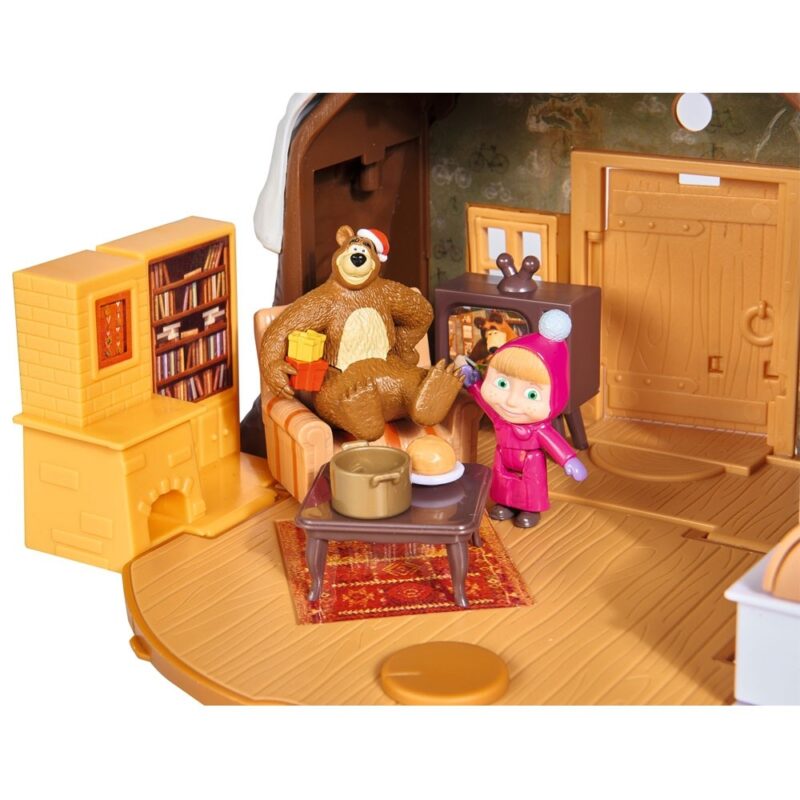 Jucărie Simba Masha and the Bear Winter Bear's House - imagine 4