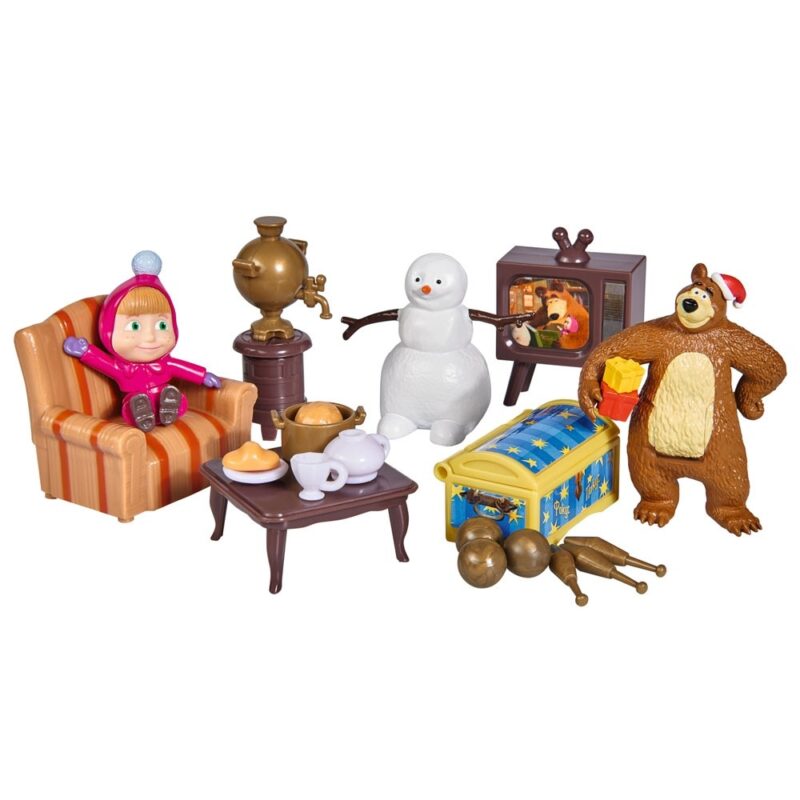 Jucărie Simba Masha and the Bear Winter Bear's House - imagine 6
