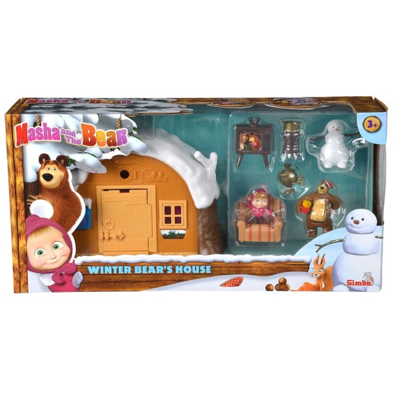 Jucărie Simba Masha and the Bear Winter Bear's House - imagine 7