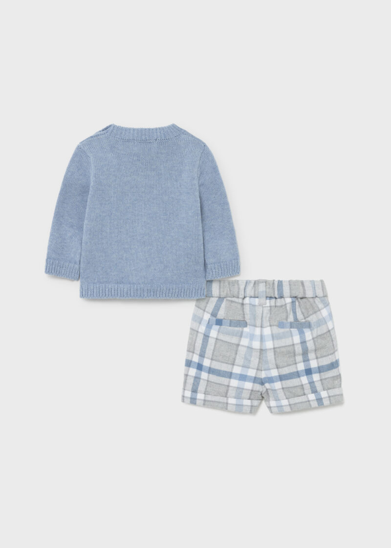 Set 3 piese ECOFRIENDS pantaloni scurți nube Mayoral - imagine 3