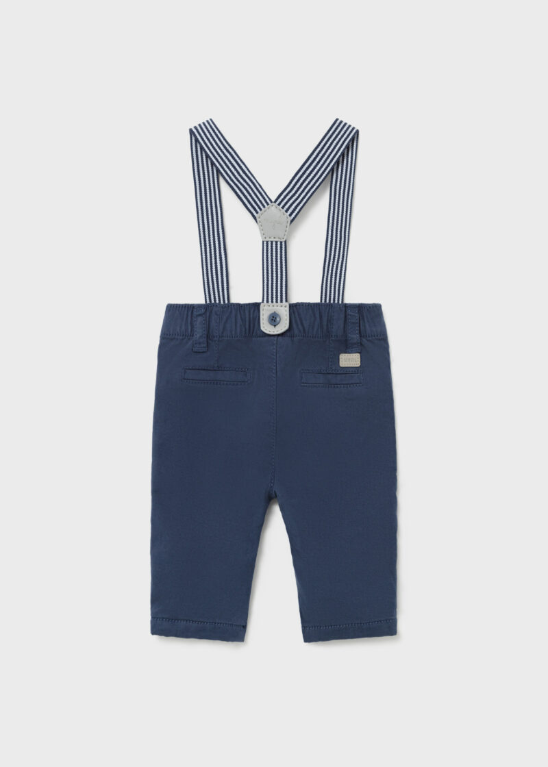 Pantaloni lungi marino cu bretele Mayoral - imagine 2