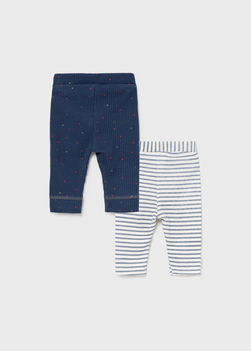 Set 2 leggings marino cu dungi Mayoral - imagine 2
