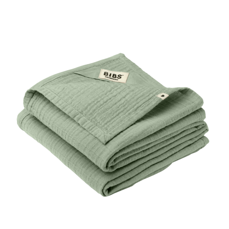 Muselină BIBS sage