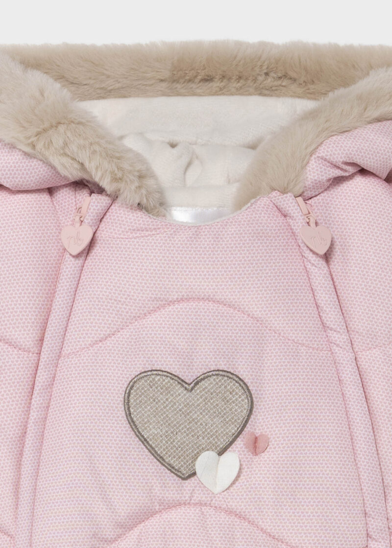 Combinezon ECOFRIENDS microfibră rosa Mayoral - imagine 3