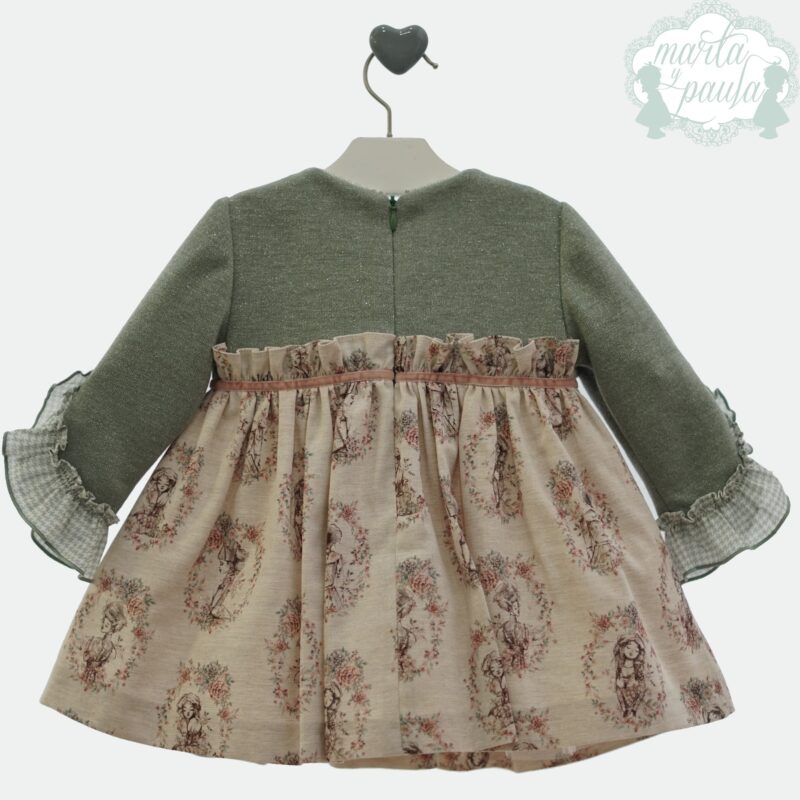 Rochie fetițe verde empo CELIA - imagine 2