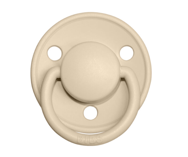 Set 2 suzete BIBS de LUX – ONE SIZE 0-3 ani, vanilla-dark oak - imagine 5