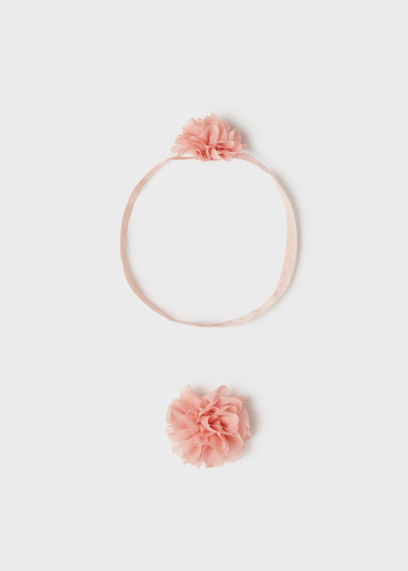 Set diademă și agrafă blossom nou-născut fetițe Mayoral - imagine 2