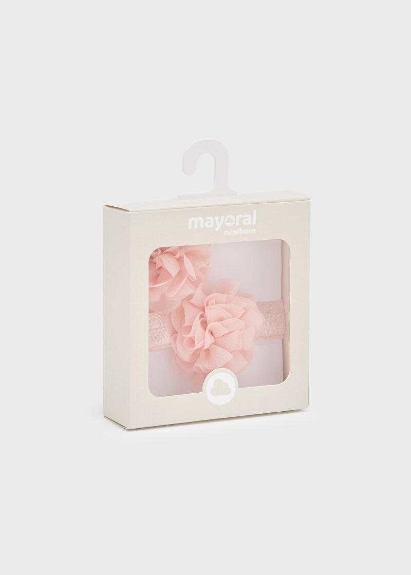 Set diademă și agrafă blossom nou-născut fetițe Mayoral - imagine 5