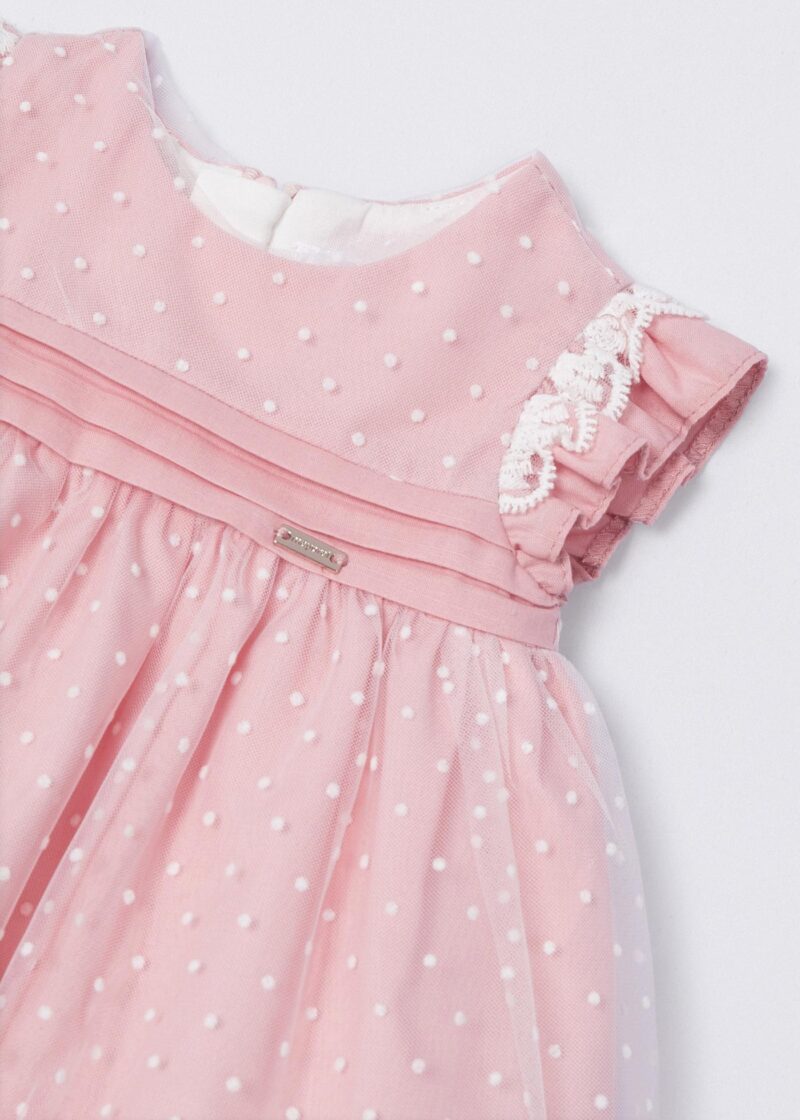 Rochie blossom muselină elegantă new born fetițe Mayoral - imagine 3