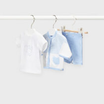 Set 3 piese din tricot dream blue ECOFRIENDS nou-născut băiat Mayoral