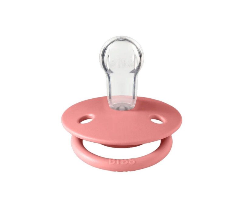 Set 2suzete Bibs de Lux Pale Butter/Dusty Pink - imagine 3