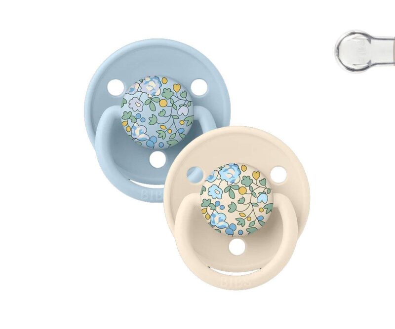Set 2 suzete Bibs de Lux Eloise-Baby Blue one size