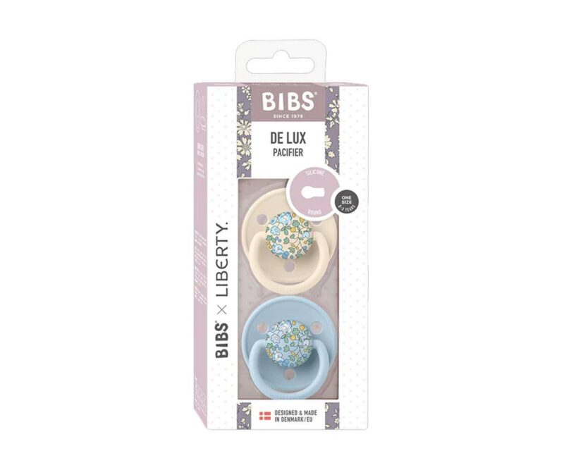 Set 2 suzete Bibs de Lux Eloise-Baby Blue one size - imagine 2