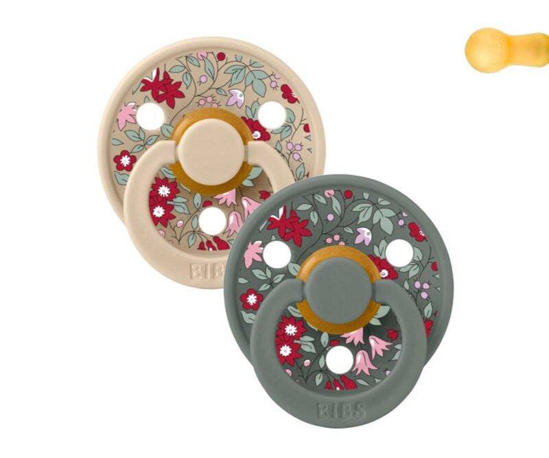 Set 2 suzete BIBS Colour Liberty Chamomile Lawn