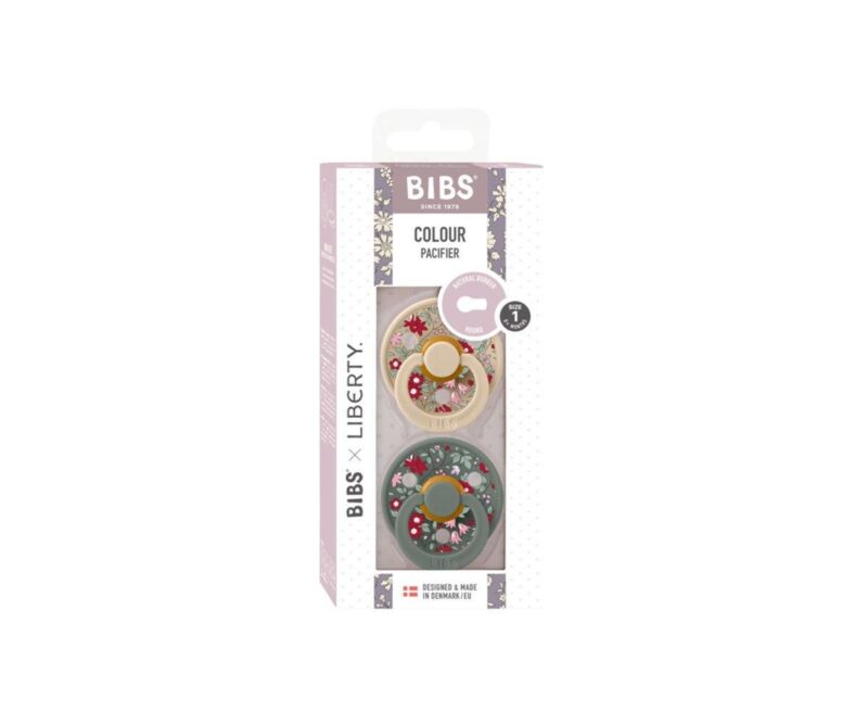 Set 2 suzete BIBS Colour Liberty Chamomile Lawn - imagine 3